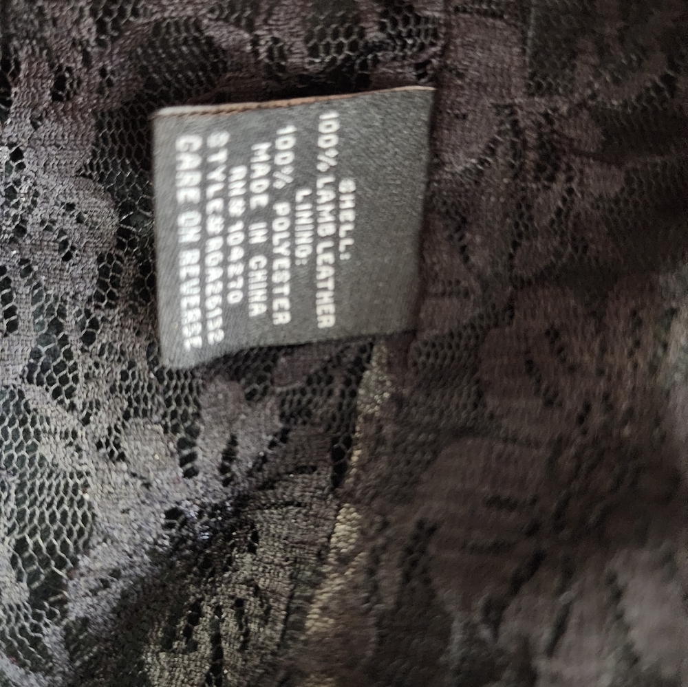 hart moon star lam skin leather jacket Size S - Picture 7 of 7